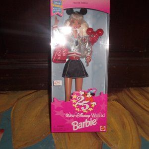 Barbie doll 25th Walt Disney World 1992 MIB